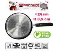 Aeternum Padella Doppia Girafrittata Ø 24cm x h 8,5cm, Alluminio, Induzione, Ani