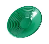 Padella dorata leggera da 34 cm, verde panning per preparare il campo, portabilità e risultati costanti in condizioni d'acqua turbolente Outdoor Gold Pan