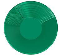 Padella d'oro, attrezzatura da panoramica in oro verde rotonde da 15 pollici con diverso riffle, attrezzatura per prospezione di plastica manuale leggera, kit di panning
