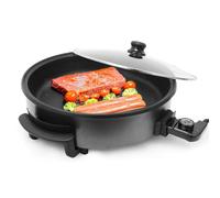 Padella elettrica diametro 42/9cm teglia pizza party padella elettrica