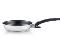 Fissler Adamant Premium Padella in acciaio inox 24 cm, padella sigillata, antiaderente, antigraffio, cottura a induzione