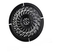 Padella for friggitrice ad aria con paracolpi in gomma, vassoio rotondo for accessori for friggitrice ad aria, piastra for griglia lavabile in lavastoviglie(20cm)