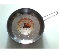 PADELLA FORATA PER CASTAGNE DIAMETRO 30 CM.ACCIAIO INOX DELLA STEEL PAN