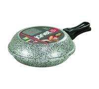 PADELLA FORNETTO ALTO DOPPIO 16CM ANTIADERENTE CHIUSURA ERMETICA MANICI ERGONOMI