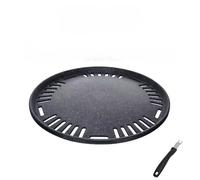 Padella griglia barbecue antiaderente rotonda portatile stile coreano carbone se