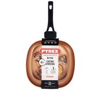 Padella griglia liscia Pyrex Action Quadrato Metallo Ø 28 cm