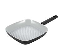 Padella Griglia Quadrata 24 cm Rivestimento Interno in Ceramica Antiaderente