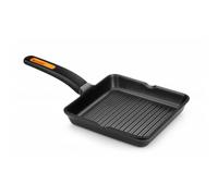 Padella griglia strisce BRA EFFICIENT PLUS Nero Alluminio