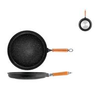 Padella H&H bassa ntiaderente pietra fondo piano induzione Cm 28