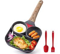 Padella in alluminio pressofuso antiaderente, multi-sezione, padella per la colazione, padelle e piastra per la cucina domestica (G)
