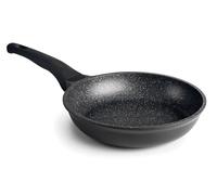 Padella in alluminio pressofuso con rivestimento eco-pietra, diametro 24 cm, adatta per induzione, leggera e durevole. Progettato per cucinare tutti i giorni.
