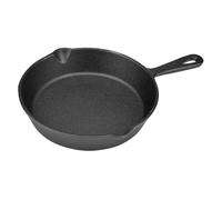 Padella in ghisa pre-stagionata, Pentola Utensili da Cucina con Manico per Interni ed Esterni, Adatta per, Fuoco, Barbecue, Forno, Vetroceramica e Gas, Cast Iron Skillet Senza Sostanze Tossiche(20cm)