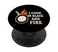 Padella in ghisa Pride Campfire Chef Heritage Cook PopSockets PopGrip Adesivo