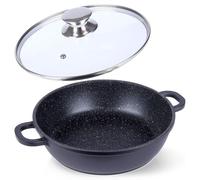 Padella in granito con coperchio in vetro GRANDE 24 cm