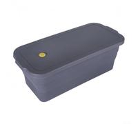 Padella in silicone con struttura in metallo per pane, polpettone, torta di libbra e quiche senza coperchio, fondo a rilascio facile per una cottura semplice