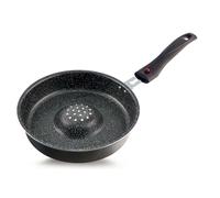 Padella Multiuso Multicooker 26 Cm Cottura Dietetica Ecostone Rivestimento In Pietra Silex Nero