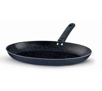 Padella Ovale in Alluminio Ø 36 cm Antiaderente con Coperchio Silex Ecostone Nero