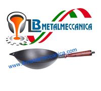 Padella,Pentola,BBQ,Smaltata,Cucina,Ghisa,Cottura diam. 29 Cm LB-WOK29
