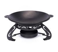 Padella per barbecue in ghisa Ø 40 cm con telaio ciotola per barbecue...