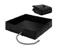 Padella per doccia pieghevole, base doccia portatile, piscina temporanea a sonaglio, impermeabile, con design non scivoloso, per il bagno degli animali domestici