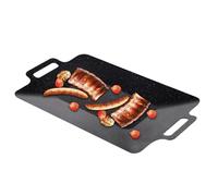 Padella per fornello a induzione - Piastra antiaderente per barbecue, design compatto | Superficie di cottura a base piatta, padella pesante, per picnic all'aperto, friggere sul balcone