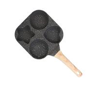 Padella per friggere le uova - 4 tazze padella per frittate | Padella con manico ergonomico per preparare frittata e frittelle
