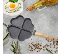 Padella per frittata con padella per uova a 4 fori per cuocere la bistecca