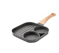 Padella per frittura, padella per frittata ispessita, antiaderente, per uova, pancake, bistecca, cottura uova, prosciutto, pentole per colazione, pentole (dimensioni: 2) ()