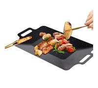 Padella Per Griglia Piatta | Tegame per Friggere,Griglia da Esterno,Per Casa, Barbecue, Cucina, Ristorante, Picnic All'Aperto E Per Grigliate