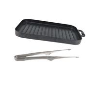 Padella per grigliare da campeggio, piastra per barbecue, teglia da forno,