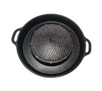 Padella per grigliare Pentole per barbecue coreane portatili 2 in 1 per