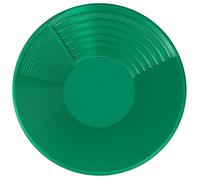 Padella per l'oro, attrezzatura rotonda da 15 pollici per la ricerca dell'oro verde con diversi fucili, attrezzatura leggera per la ricerca manuale dell' in plastica, kit per 'o