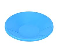 Padella per l'oro blu in plastica con doppia rigatura, strumento professionale per il lavaggio dell'oro per la ricerca mineraria, il dragaggio, i principianti, gli appassionati di