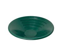 Padella per oro, strumento per panning manuale per oro da 26 cm, setacci per oro, padella per panning in plastica per oro, vassoio per panning in oro verde con design a scanalatura per migliorare