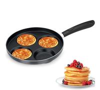 Padella per Pancake e Uova in Alluminio con 4 Fori Ø 24 cm Antiaderente 9975F