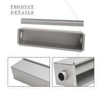 Padella per pane in lega di alluminio design cuore fluido per fare torte fai da