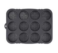 Padella per panino hamburger in silicone pieghevole e lavabile in lavastoviglie