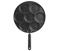 Padella per uova a 7 fori, padella antiaderente in alluminio per uova fritte, padella per padelle per colazione