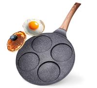 Padella per uova in granito con 4 fori BLACK&WOOD 26 cm