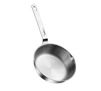 Padella piccola in acciaio inox con manico per cucinare uova latte e frittate