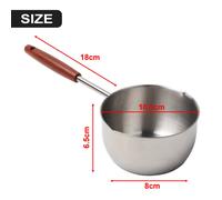 Padella piccola riscaldante efficiente con fondo piatto per gas e induzione