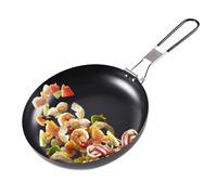 Padella Pieghevole Portatile: Padella Rotonda Antiaderente, Di Pentole Da Campeggio Compatta, Pentola Di Cottura Esterna Leggera | Frypan A Risparmio Energetico Per Sano Preparazione Alimentar