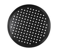 Padella Pizza Acciaio al Carbonio Antiaderente Traforata Traforata Forma Tonda