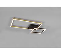 PADELLA PLAFONIERA LED 25W 3000lm, 3000K ORO + NERO CON SNODO DIMMERABILE CON INTERRUTTORE L. 63,5CM
