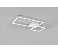 Plafoniera PADELLA LED con snodo ed intensità regolabile L.63cm bianca R62642131