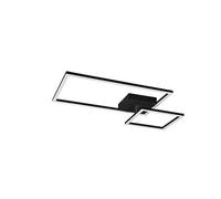 Plafoniera PADELLA LED con snodo ed intensità regolabile L.63cm nera R62642432