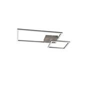 Plafoniera PADELLA LED con snodo ed intensità regolabile L.63cm acciaio R62642407