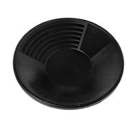 Padella portatile da 15 pollici con doppia ciocca dorata, in polipropilene per lavare l'oro, 8 5 cm/3 34, facile da usare, padella per miniera dorata, pan mining panning kit gem mining pan