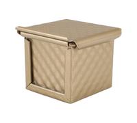 Padella Quadrata con Coperchio Toast Stampo per Pane Pullman Pagnotta Mini-Cubo Antiaderente Scatola