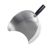 Padella raccogli Carne - Pala da Barbecue in Acciaio per Shawarma, Manico Resistente al Calore, Design Facile da Pulire con girarrosto per Kebab, mangiacarne, 17,5 cm, 22,5 x 17,5 x 8 cm